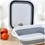 لوح تقطيع وتقطيع متعدد الوظائف قابل للطي