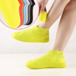 أغطية أحذية المطر القابلة لإعادة الاستخدام جوارب ضد الماء