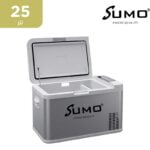 ⁦ثلاجة تبريد وفريزر متنقلة سعة 25 لتر للمنزل والسيارة من Sumo⁩ - الصورة ⁦5⁩