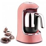 ماكينة قهوة كهربائية تركي 500 وات مع إبريق ستانلس ستيل وكوب تقديم