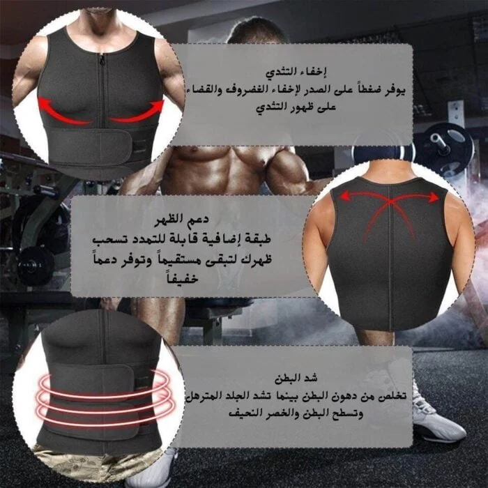 ⁦مشد البطن والظهر الحراري للتنحيف وحرق الدهون للرجال⁩ - الصورة ⁦8⁩