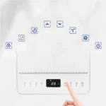 ⁦مكيف هواء ذكي محمول 780 واط بتقنية WiFi وتبريد/تدفئة متعدد الوظائف مع جهاز تحكم⁩ - الصورة ⁦12⁩