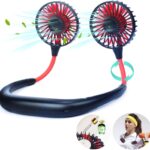 مروحة الرقبة المحمولة القابلة لإعادة الشحن، شحن