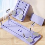 عجلة تمارين بطن مع دعم للكوع وارتداد تلقائي لتقوية عضلات البطن في المنزل