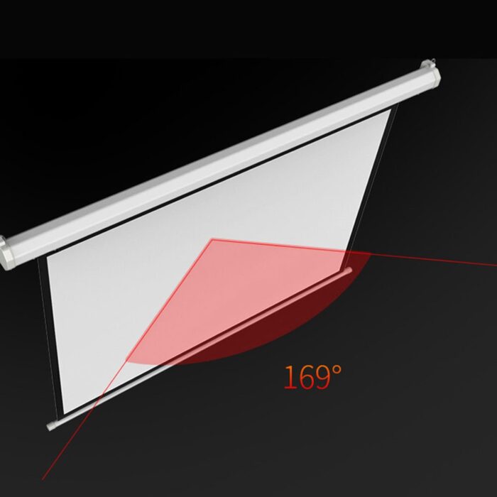 crony 120 inch 43 projection screen home automatic lifting hd projection screen wall hanging screen electric remote control projection screen 933231