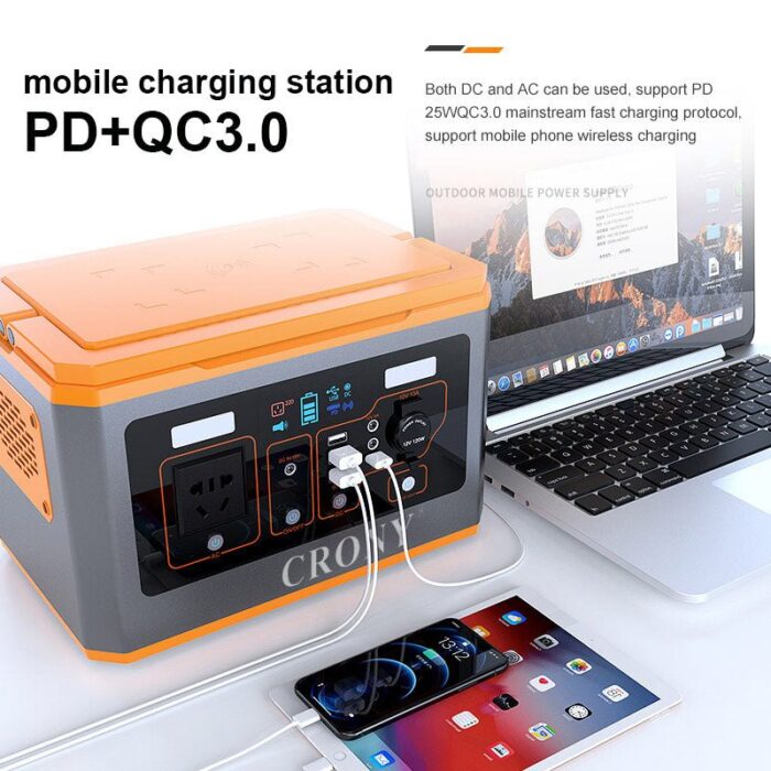 crony bs500 500w portable power station outdoor energy storage 110v 220v high power emergency power supply portable power station 766850