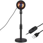 مصباح إسقاط LED قوس قزح إضاءة ساحرة لديكور أنيق وتصوير مذهل