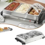 صينية تسخين بوفيه 3 أقسام للحفلات والتقديم
