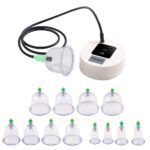 مجموعة الحجامة الكهربائية 12 كوب شفط مع مضخة أوتوماتيكية لعلاج فعال في المنزل