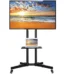 Easyfashion Modern Mobile TV Stand Rolling TV Cart for Flat Panel TVs up to 75 Black af981ea6 7979 4330 bff2 75dc038668ce.6f5aac484de363d9ec6778e4dc359640