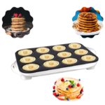 صانعة الفطائر والعجة والكريب متعددة الوظائف من سومو – 12 قطعة، 1200 واط