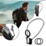 حامل مغناطيسي للهاتف للتصوير من الرقبة تصوير منظور الشخص الأول بدون استخدام اليدين