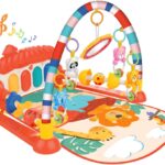 سجادة ألعاب موسيقية مع بيانو وألعاب معلقة للأطفال