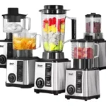 خلاط كهربائي 5 في 1 من RAF واط 2600 عصارة ومفرمة ومطحنة و3 لتر