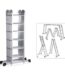 multi purpose aluminum folding ladder 4.7 or 6.7m fold ladr 4.7