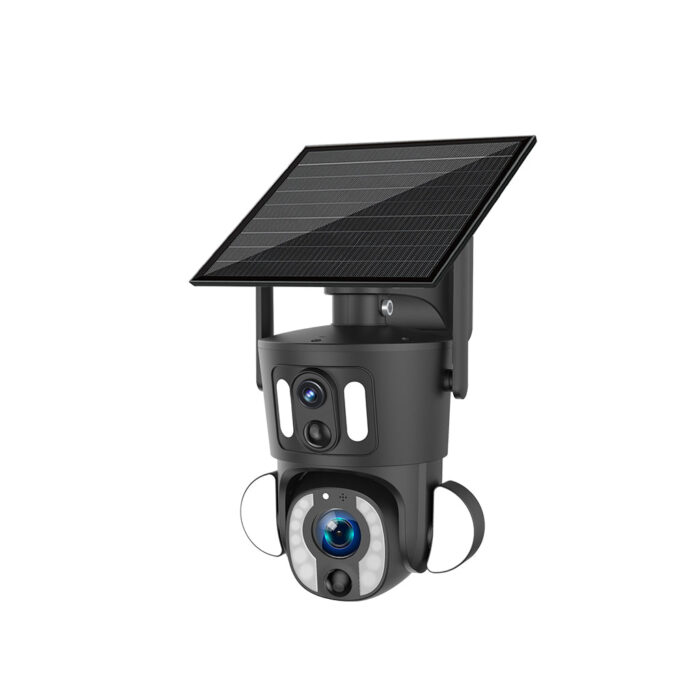 SD32104G 4K 8MP 10XSolarDualLinkageBatteryPTZCamera whitebg