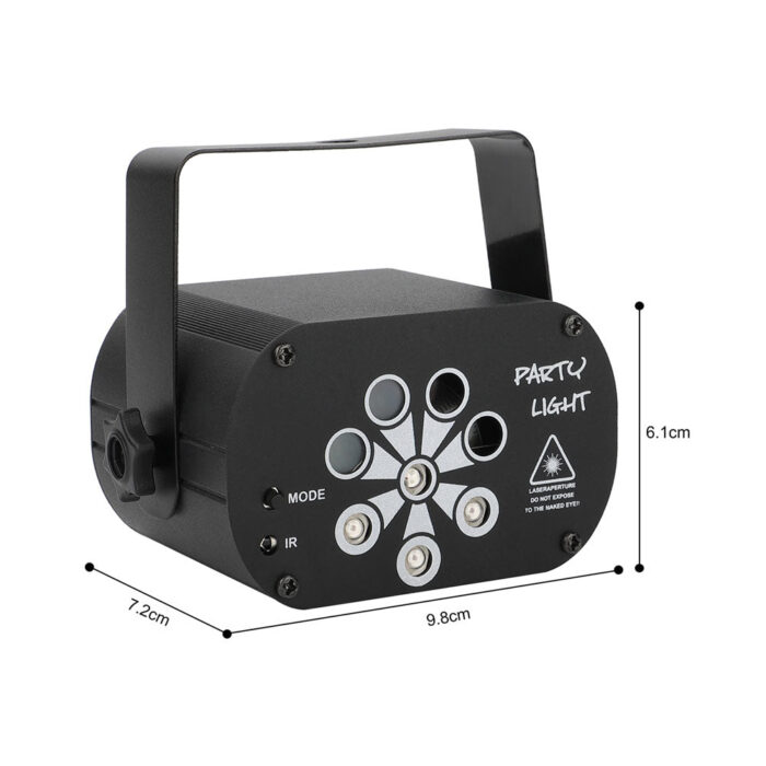crony 8 holes redgreen laser with rgb uv led light led stage effect lighting with remote controller 461550