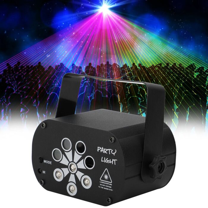 crony 8 holes redgreen laser with rgb uv led light led stage effect lighting with remote controller 923023
