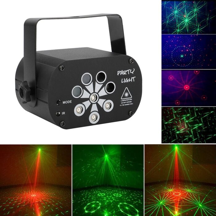 crony 8 holes redgreen laser with rgb uv led light led stage effect lighting with remote controller 928670
