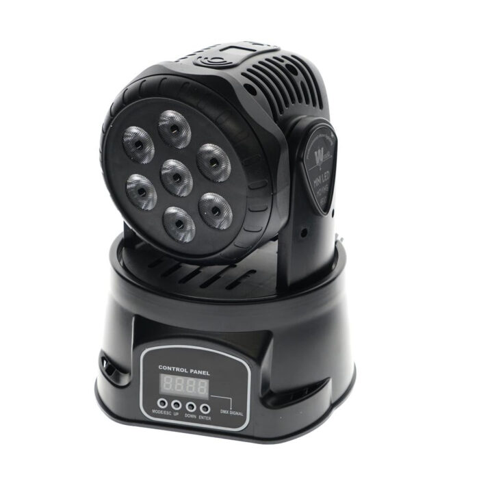 crony lm70s mini dj equipment smart rainbow light led moving head 898498