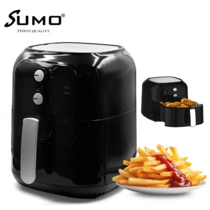 مقلاة هوائية رقمية سومو 5.5 لتر – 1400 واط | مؤقت ودرجة حرارة قابلة للتعديل – SM-855DT