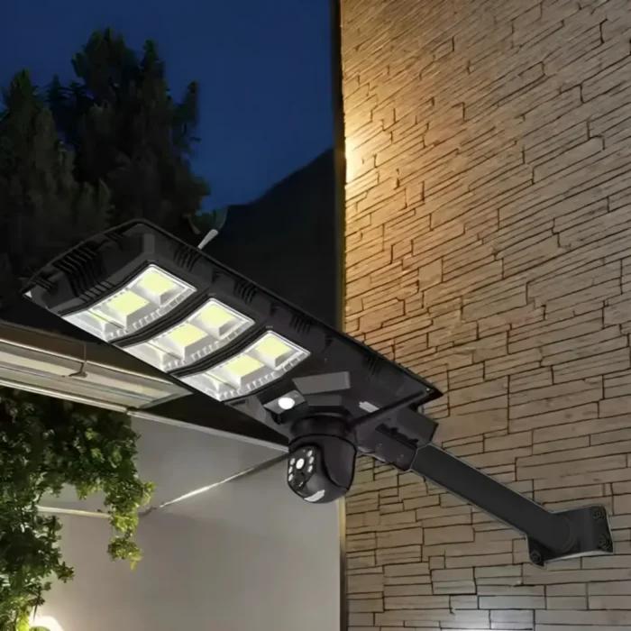 ⁦كاميرا مراقبة شمسية 4K بزاوية 360° واتصال 4G/WiFi – مزودة بكشاف ذكي ورؤية ليلية⁩ - الصورة ⁦7⁩