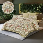 طقم ديباج سرير مزدوج قطن Amira (7 قطع)