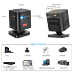 ⁦جهاز عرض ذكي ثلاثي الأبعاد بروجكتور – DLP بنظام Android | محمول، بلوتوث، Wi-Fi، دعم 1080p⁩ - الصورة ⁦2⁩