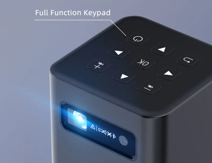 ⁦جهاز عرض بروجكتور محمول C900 – DLP ذكي مع بلوتوث بطارية داخلية⁩ - الصورة ⁦9⁩