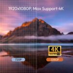 ⁦جهاز عرض ذكي بروجكتور Q7 بدقة Full HD – أندرويد 9.0⁩ - الصورة ⁦9⁩