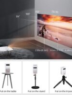 ⁦جهاز عرض بروجكتور محمول C900 – DLP ذكي مع بلوتوث بطارية داخلية⁩ - الصورة ⁦5⁩