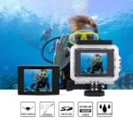 ⁦كاميرا أكشن رياضية بدقة 4K – مقاومة للماء + واي فاي + رؤية واسعة 170°⁩ - الصورة ⁦7⁩