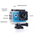 ⁦كاميرا أكشن رياضية بدقة 4K – مقاومة للماء + واي فاي + رؤية واسعة 170°⁩ - الصورة ⁦9⁩