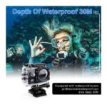 ⁦كاميرا أكشن رياضية بدقة 4K – مقاومة للماء + واي فاي + رؤية واسعة 170°⁩ - الصورة ⁦5⁩