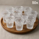 أكواب بلاستيكية شفافة – 237 مل (عدد 50 كوب)