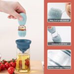 ⁦موزع زيت مع فرشاة سيليكون وقطّارة – تصميم 2 في 1⁩ - الصورة ⁦6⁩