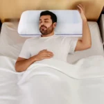 ⁦وسادة النوم الإسفنجية بطبقة جل بارد لدعم الرأس والرقبة⁩ - الصورة ⁦8⁩