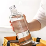 ⁦مطارة مياه زجاجية شفافة مع مؤشر زمني⁩ - الصورة ⁦2⁩