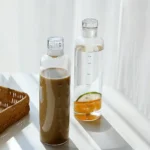 ⁦مطارة مياه زجاجية شفافة مع مؤشر زمني⁩ - الصورة ⁦5⁩