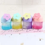 ⁦علبة سلايم لامع بشكل زهرة (200 غرام)⁩ - الصورة ⁦3⁩