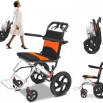 كرسي متحرك قابل للطي خفيف الوزن