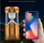 ⁦فانوس تخييم محمول مزود بإضاءة LED قابل لإعادة الشحن⁩ - الصورة ⁦7⁩