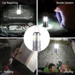⁦فانوس تخييم محمول مزود بإضاءة LED قابل لإعادة الشحن⁩ - الصورة ⁦2⁩