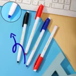 ⁦علبة أقلام حبر أزرق جاف تريو أب من إيلوت- قطر 0.7 مم (10 أقلام)⁩ - الصورة ⁦2⁩