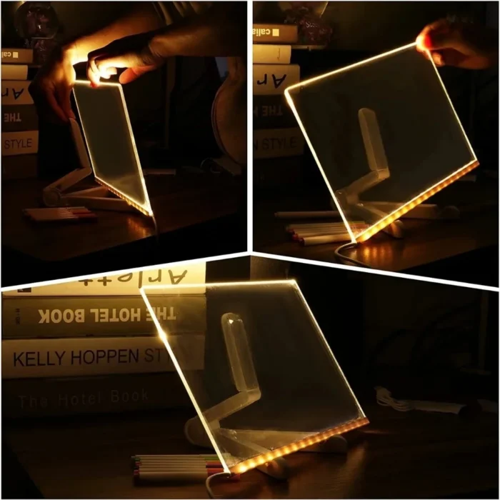 ⁦سبورة الرسم الشفافة بإضاءة LED⁩ - الصورة ⁦5⁩