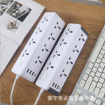 ⁦موزع طاقة عمودي بقدرة 3000 واط مع 10 منافذ + 4 USB سلك طوله 2 متر⁩ - الصورة ⁦3⁩