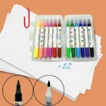 ⁦علبة أقلام تلوين مائية برأسين من يالونغ⁩ - الصورة ⁦3⁩