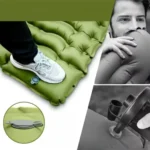 ⁦سرير هوائي قابل للنفخ مع مضخة قدم مدمجة ووسادة مدمجة – مقاوم للماء والتمزق⁩ - الصورة ⁦3⁩