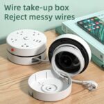 ⁦وصلة مشترك كهربائي 3 منافذ مع 3 منافذ USB للشحن السريع⁩ - الصورة ⁦5⁩