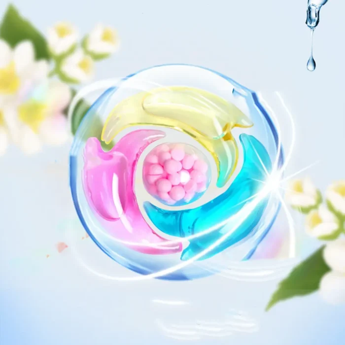 ⁦أقراص تنظيف وتعطير الملابس 4 في 1 للغسالة – 40 قرص⁩ - الصورة ⁦5⁩